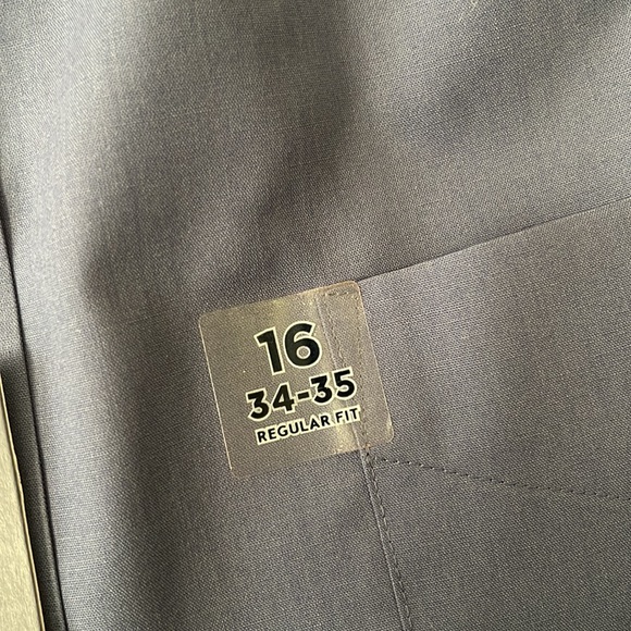 Stafford Regular Fit Dress Shirt | Size 16 - Picture 6 of 9